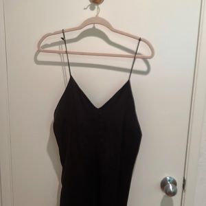 ASOS wide leg silk jumpsuit